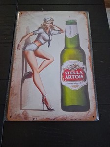 Stella Artois 8x12 Reproduction Tin Sign