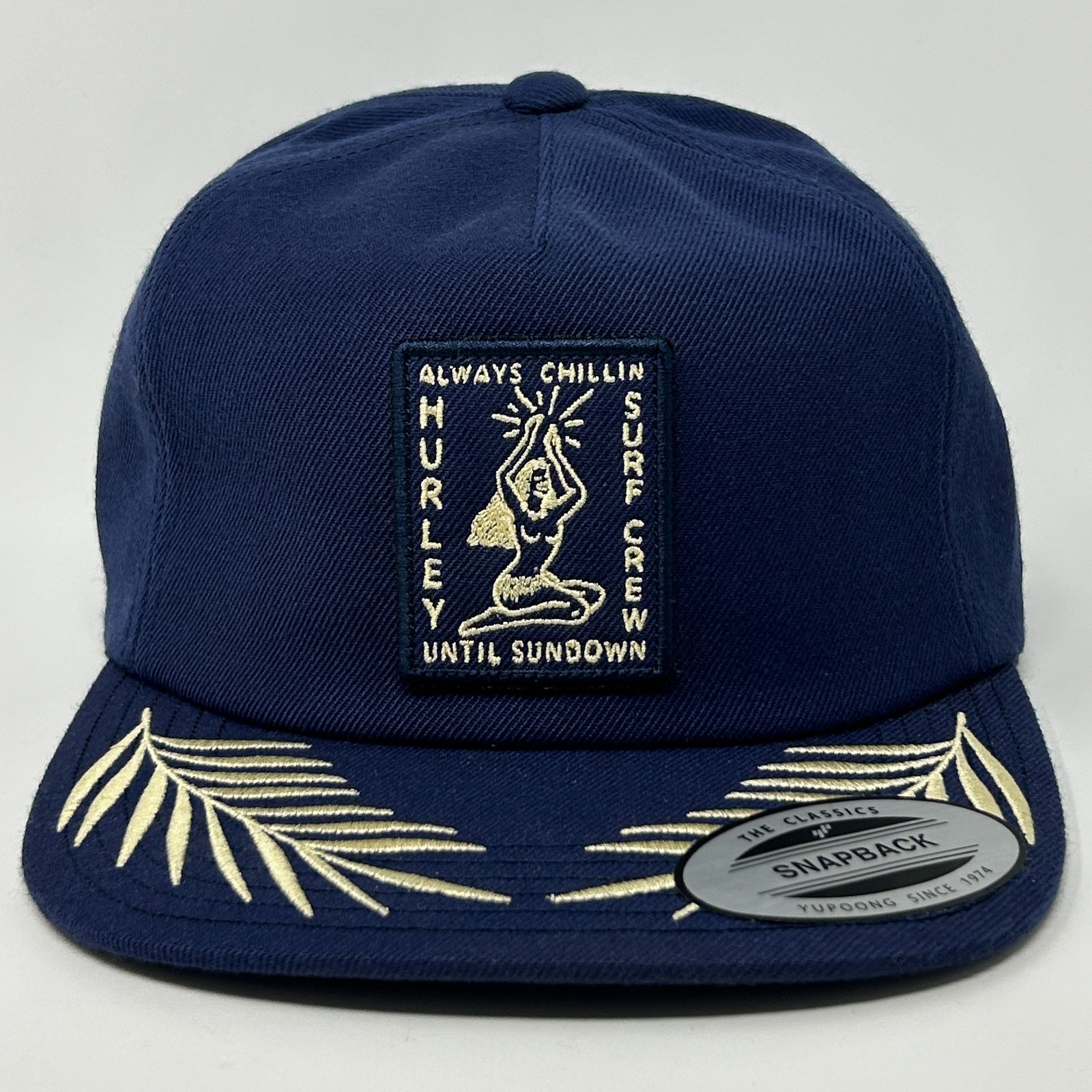 Hurley Surf Crew Hat Baseball Cap Always Chillin Surfer Surf