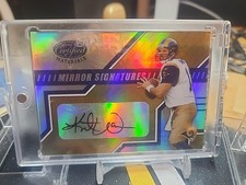 2003 LEAF CERTIFIED MATERIALS MIRROR GOLD SIGNATURES KURT WARNER 26/100 HARDFIND