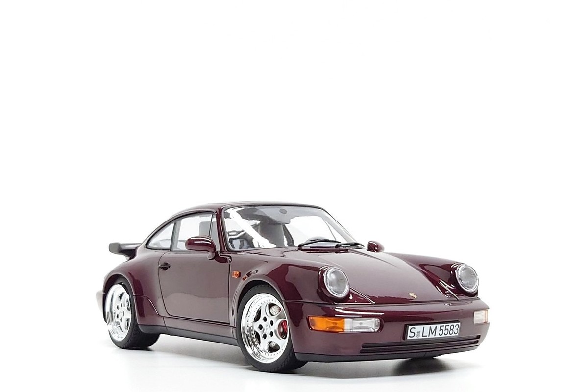 Porsche 911（TYPE964 ）3.6 Turbo ミニカー1/18 Norev 1:18 Porsche 911 Turbo 3.6 Coupe (964) in Amethyst Metallic