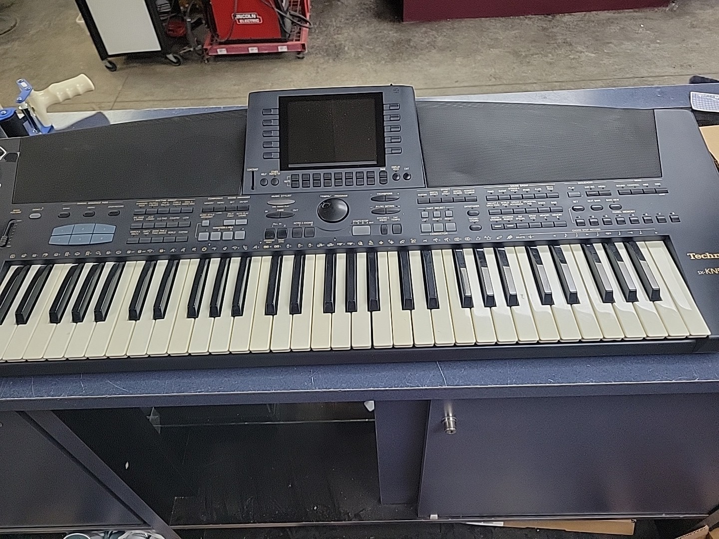 Technics SX-KN6000 Digital Synthesizer Keyboard kn6000P-S w Custom Rhythms