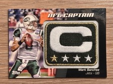 Topps 2012 Football Jets - Mark Sanchez #NCP-MS NFL Captain's Patch Insert