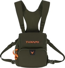Binocular Harness Chest Pack with Rangefinder Pouch Bino Case for Hunting Hiking