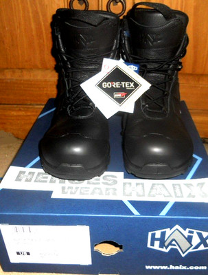HAIX BLACK EAGLE SAFETY 55 MID SIDE-ZIP EMS BOOTS Size 6 Medium New 620012