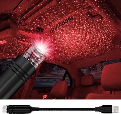 Stern Projektor Nachtlicht Auto LED Innenbeleuchtung Plug & Play Romantische Deko