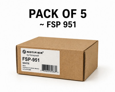 NOTIFIER FSP-951 - SMOKE DETECTOR  (FREE EXPRESS SHIPPING) - (PACK OF 5)