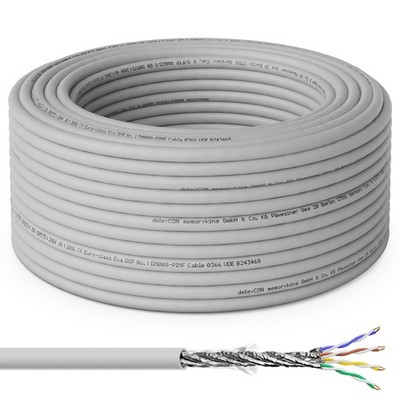 30m CAT 6 Verlegekabel Netzwerkkabel S/FTP Installationskabel Datenkabel LAN DSL