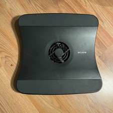 Belkin Laptop Pad Cooling Fan / Stand Black USB Powered F5L001 11.5"L