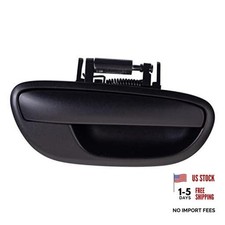 Rear Right Exterior Door Handle Black Passenger Side