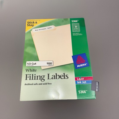 Avery Permanent Filing Labels - 5366  Factory