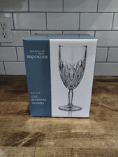 4 MARQUIS BY WATERFORD BROOKSIDE ICE TEA  ICED BEVERAGE GLASSES