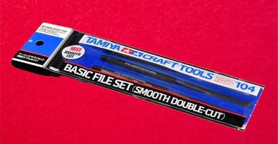 TAMIYA Craft Tools Smooth Double Cut Basic File 74104 Useful Tools Handy Gadgets