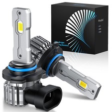 9005/HB3 LED Bulbs or 9005 Fog Lights, 30000LM 6000K Cool White Fanless 1:1 M...