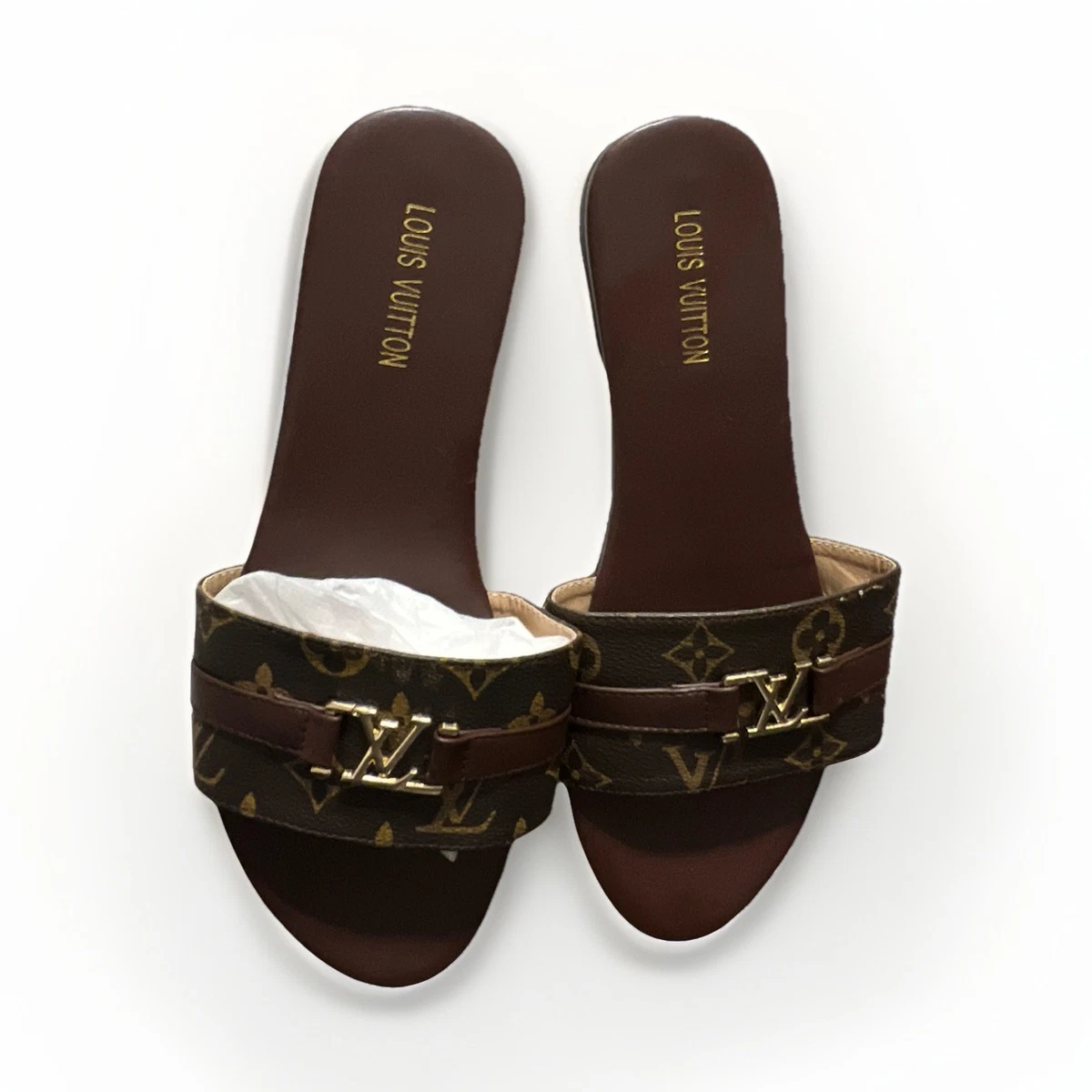 Louis Vuitton Brown Sandals for Women for sale | eBay