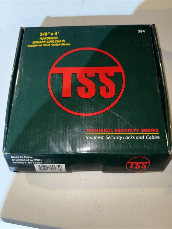 TSS 3/8 X 4’ Hardened Square Link Bike Chain
