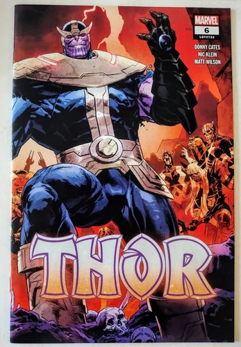 Thor #6 2nd Print (2020) 1st Black Infinity Gauntlet Wraparound Cover~ VF/NM~NM