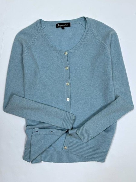 Women Aquascutum Sweater Navy Cashmere S