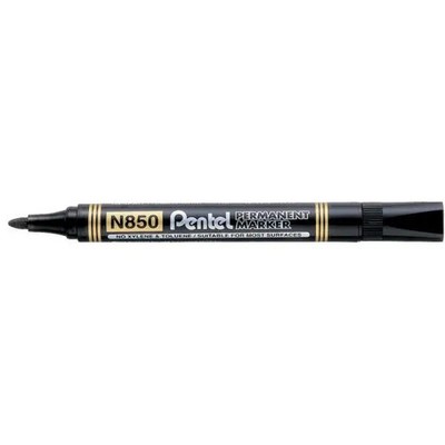 5 bis 36x Pentel Permanent-Marker N850, schwarz, Rundspitze - SPARE BIS ZU 61%