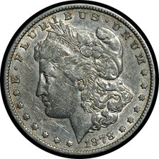 1878 7TF Morgan Dollar AU
