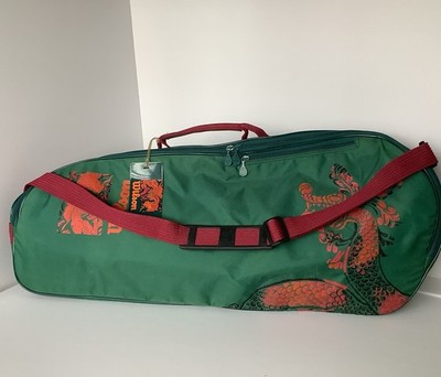 Vintage grüne Wilson Tennisschlägertasche für 3 Schläger in sehr gutem Zustand 