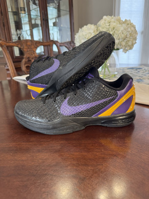 Lakers Kobe Protro Purple Size 12 Nike Zoom Kobe VI ID Purple