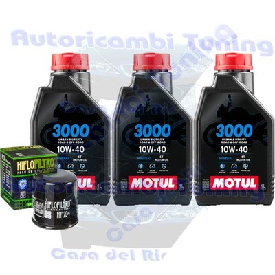 Inspektionskit Öl Motul 3000 10W40 für Yamaha YXF850 WPS-J Wolverine X4 SE��2018