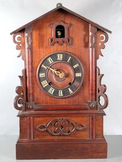 FUSEE ANTIQUE CUCKOO CLOCK 8 day GHS table or bracket type TO RESTORE