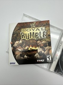 WWF Royal Rumble Sega Dreamcast Wrestling 🛎️ NO GAME - CASE & MANUAL ONLY🛎️