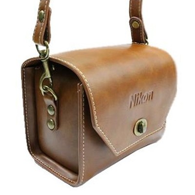 Nikon Stylish Classic Shoulder Bag II Brown for Nikon 1 J1 J2 J3 J4 J5 J6 J7