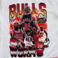 Mitchell  Ness NBA Finals 1996 Dennis Rodman Bulls Size L Hardwood Classics