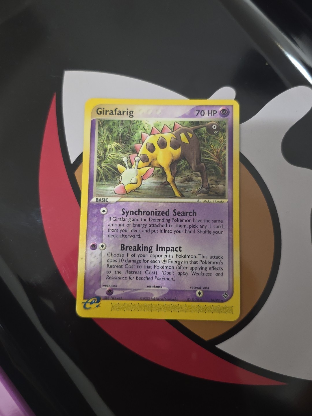 Girafarig Rare - ex Dragon 16/97 2003 NM Pokemon