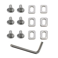 Road Bike Bicycle Cycling Pedal Cleats 6* Washers & 6* M5 Screws Kits For SPD