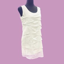 Preppy Fairy Cottage Minimalist Hippie Layered Mini Sheath Dress Lazy Daisy NEW