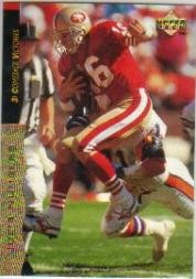 1995 Upper Deck Football Joe Montana Box Set "Main Set" Cards #1 TO #45