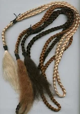 Star Wars / ROTJ Return of Jedi Boba Fett Full-Sized Wookiee / Padawan Braids -3