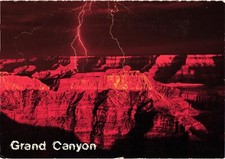 Lighting at Point Sublime North Rim Postcard Unposted Grand Canyon
