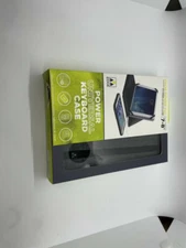 M-Edge Folio Power Pro Keyboard for 7-8" Tablets - Heather Grey with Black Strap