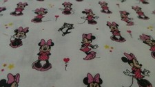 100% Cotton Smile Minnie Mouse price Fat Quarter 