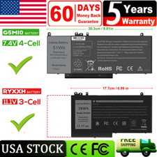 G5M10/RYXXH Battery For Dell Latitude 11 3150 3160 E5250 E5450 E5550 WYJC2 8V5GX