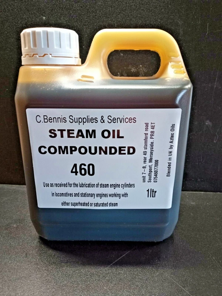 BRITISH STEAM CYLINDER OIL COMPOUNDED MEDIUM 460 GRADE FOR MAMOD WILESCO