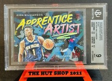 Zion Williamson 2019-20 Court Kings Apprentice Artists Ruby Rookie /149! BGS 9!