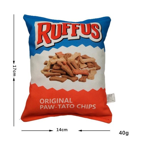 Divertenti Crisps Giocattoli per Cani Interazione Masticazione Molari Peluche Cani Resistenza al Morso Cle - Foto 14 di 27