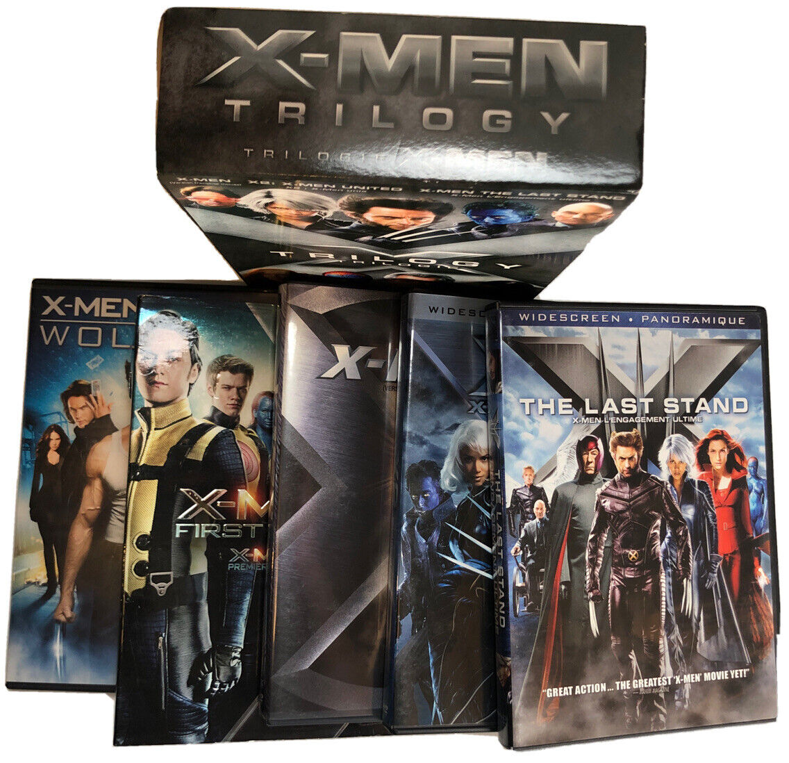 X-Men Trilogy DVD Set X-Men X2 The Last Stand & X-Men First