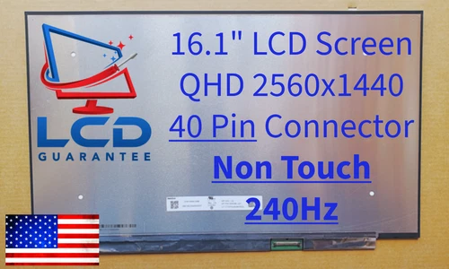 HP Omen 16-XF0000CA 16,1" QHD 240Hz Non-Touch LCD Laptop Bildschirm - Bild 1 von 5