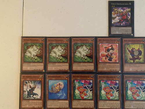 YUGIOH Number 64: Ronin Raccoon Sandayu Deck 41 - Cards w/ BRAND NEW Sleeves - Picture 6 of 12