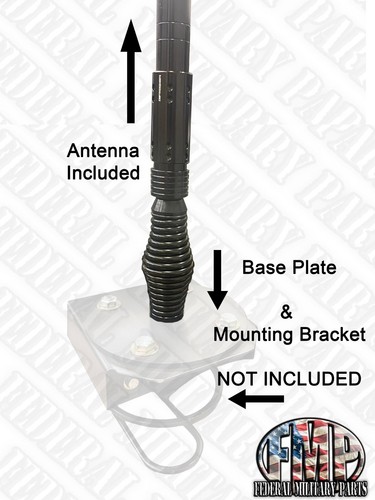 1 Lighted Military Antenna (Base & Bracket NOT INCL.) Not OEM, fits HUMVEE - 第 3/7 張圖片
