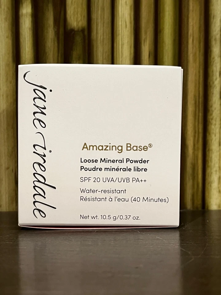 Jane Iredale Amazing Base Loose Mineral Powder SPF 20  (Choose Color) NEW - Image 2 of 2