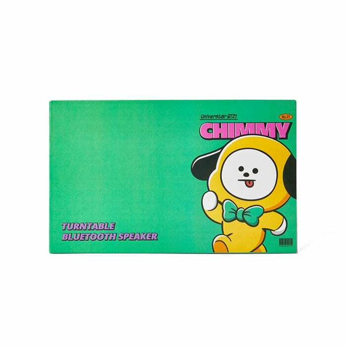BTS Bt21 Official Authentic CHIMMY TURNTABLE BLUETOOTH