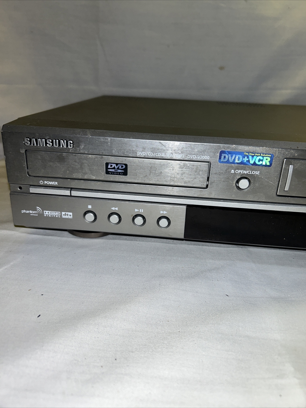 Samsung DVDV2000 DVD / VCR Combo Player Recorder eBay