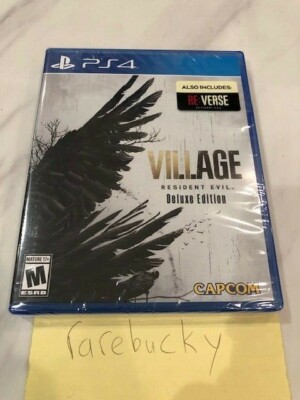 Resident Evil Village Deluxe Lanch Edition w/RE:VERSE (PS4) NEW SEALED MINT!